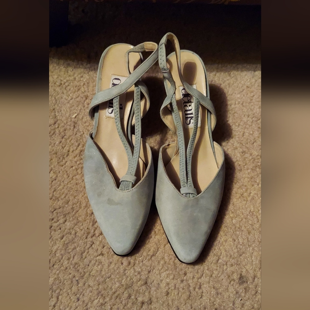 Powder Blue Heels